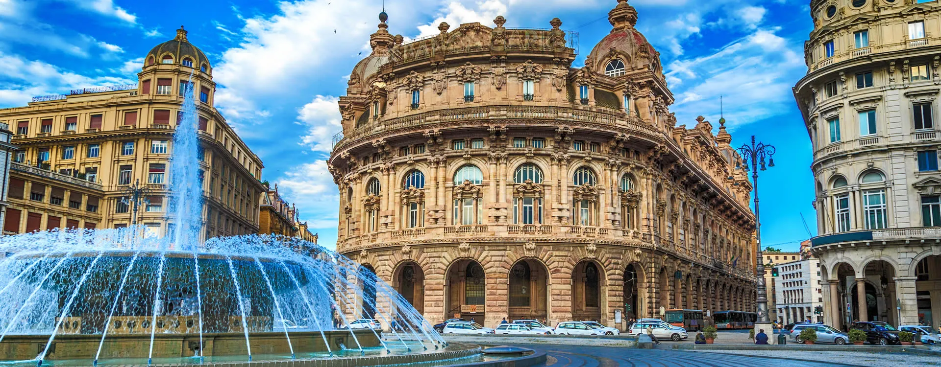Panorama di Genova De Ferrari